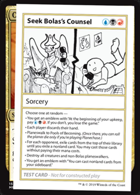 Seek Bolas's Counsel(Play Test Card)